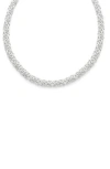 Fzn Byzantine Chain Necklace In Silver