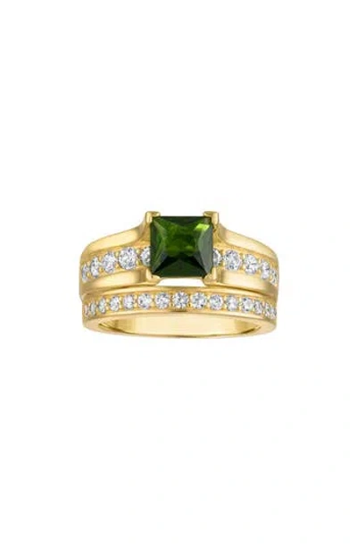 Fzn Chrome Diopside Ring In Gold