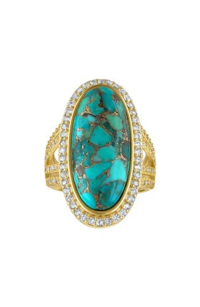 Fzn Composite Turquoise Ring