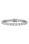 Fzn Cubic Zirconia Bracelet In Silver
