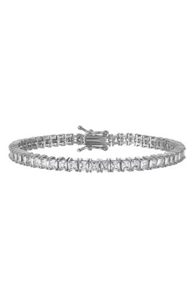 Fzn Cubic Zirconia Bracelet In Silver