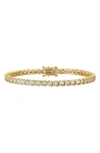Fzn Cubic Zirconia Tennis Bracelet In Gold