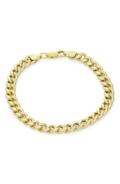 Fzn Curb Chain Bracelet In Gold