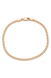 Fzn Curb Chain Bracelet In Rose