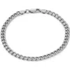 Fzn Curb Chain Bracelet In White