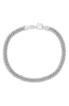 Fzn Curb Chain Bracelet In White