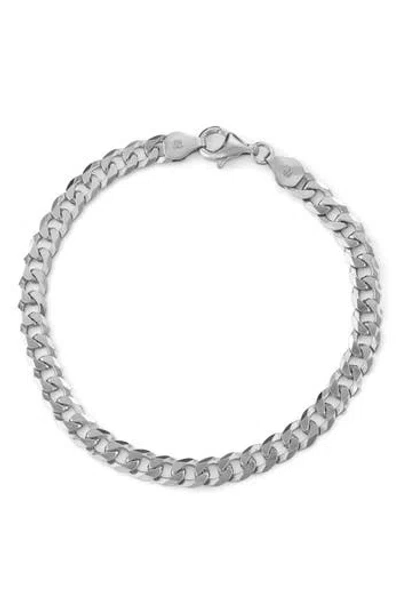 Fzn Curb Chain Bracelet In White
