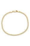 Fzn Curb Chain Bracelet In Yellow