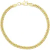 Fzn Curb Chain Bracelet In Yellow