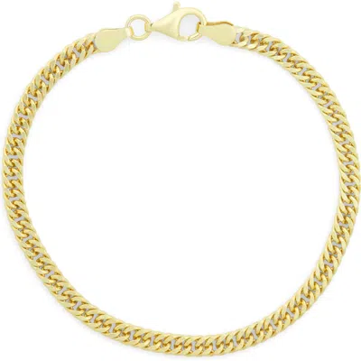 Fzn Curb Chain Bracelet In Yellow