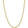 Fzn Curb Chain Necklace In Gold