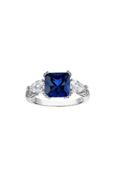 Fzn Cushion Cut Created Sapphire Ring In Multi