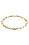 Fzn Figaro Chain Bracelet In Gold