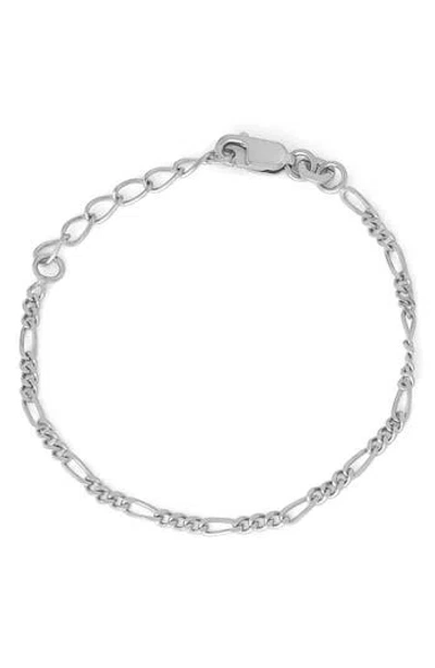 Fzn Figaro Chain Bracelet In Metallic