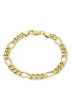 Fzn Figaro Chain Bracelet In Yellow