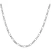 Fzn Figaro Chain Necklace In Silver