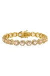 Fzn Halo Tennis Bracelet In Multi
