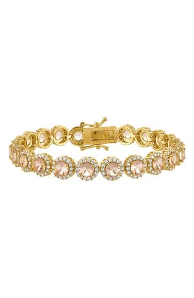 Fzn Halo Tennis Bracelet In Multi