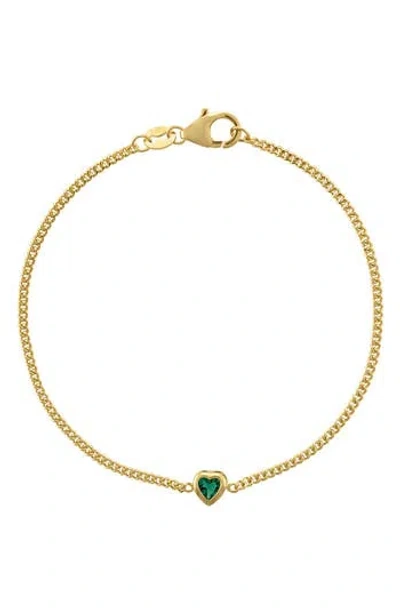 Fzn Heart Charm Bracelet In Gold