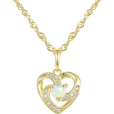 Fzn Kid's Pendant Necklace In Yellow