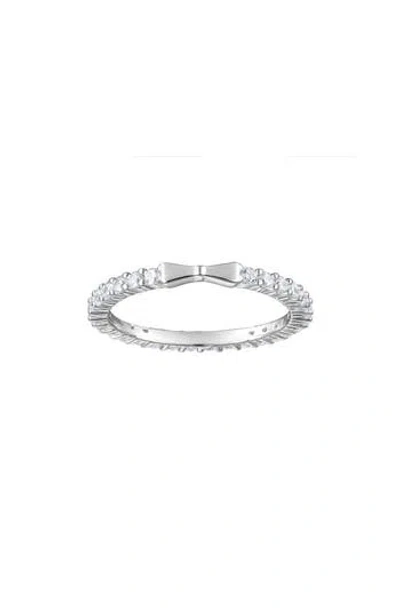 Fzn Kids' Cubic Zirconia Pavé Bow Ring In Silver