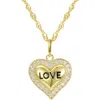 Fzn Kids' Love Heart Pendant Necklace In Gold