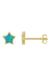 Fzn Kids' Opal Star Stud Earrings