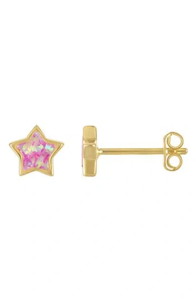 Fzn Kids' Opal Star Stud Earrings In Multi