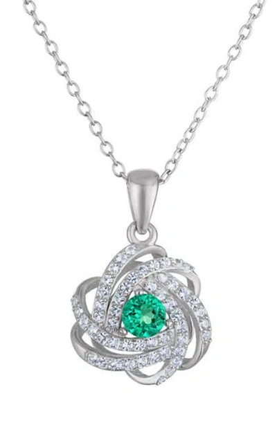 Fzn Knot Pendant Necklace In Multi