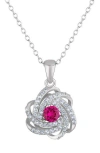 Fzn Knot Pendant Necklace In Multi