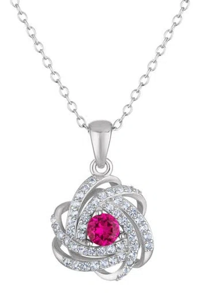 Fzn Knot Pendant Necklace In Multi