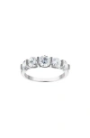 Fzn Lab Created Moissanite Ring In White