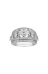 Fzn Moissanite Ring In Silver