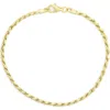 Fzn Rope Chain Bracelet In Yellow