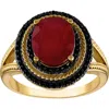 Fzn Ruby Ring In Yellow Gold/ruby