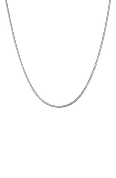 Fzn Snake Chain Necklace In Metallic