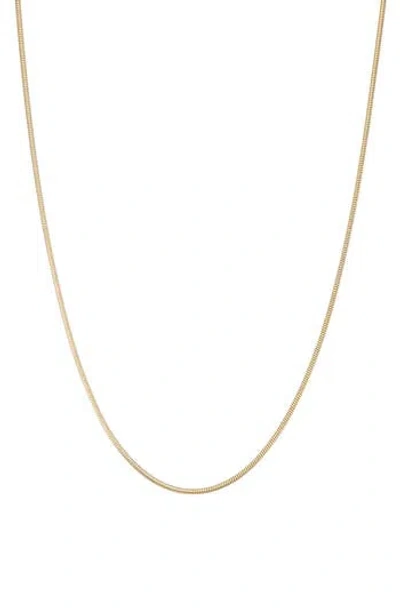 Fzn Snake Chain Necklace In Yellow