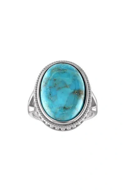 Fzn Turquoise Ring In Blue