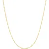 Fzn Twist Chain Necklace In Yellow