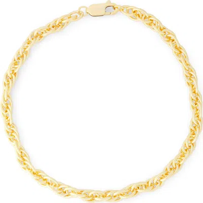 Fzn Twisted Chain Bracelet In Yellow