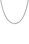 Fzn Wheat Chain Necklace In Silver