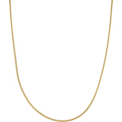 Fzn Wheat Chain Necklace In Gold