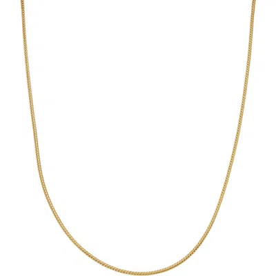 Fzn Wheat Chain Necklace In Yellow
