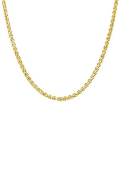 Fzn Wheat Chain Necklace In Yellow