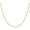 Fzn Wheat Chain Necklace In Yellow