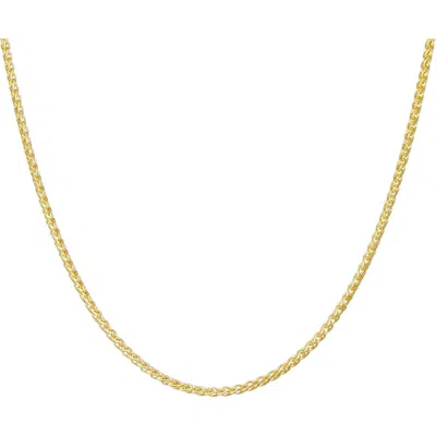 Fzn Wheat Chain Necklace In Yellow