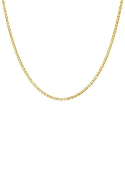Fzn Wheat Chain Necklace In Yellow