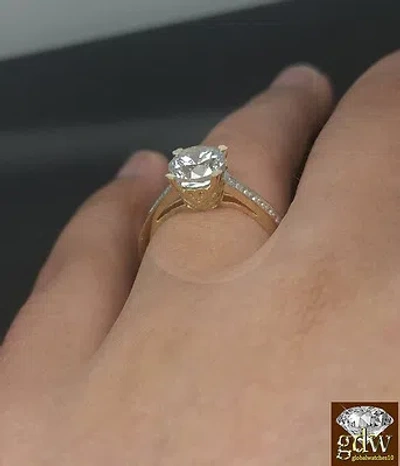 Pre-owned G&d Real 10k Yellow Gold Ladies Engagement Wedding Anniversary Ring Promise Women In F