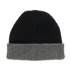 G & S Originals Men's Wool Blend Reversible Knit Winter Hat In Black