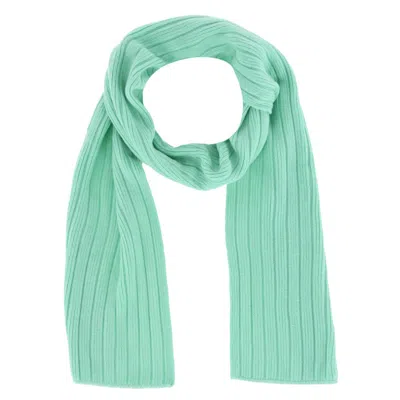 G & S Originals Women's Solid Color Winter Knit Scarf In Blue
